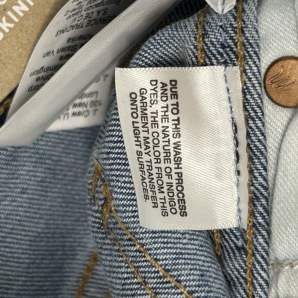 Madewell Size 25 10” High Rise Skinny Dewitt Wash Edition Button Front MA981 - Picture 13 of 13
